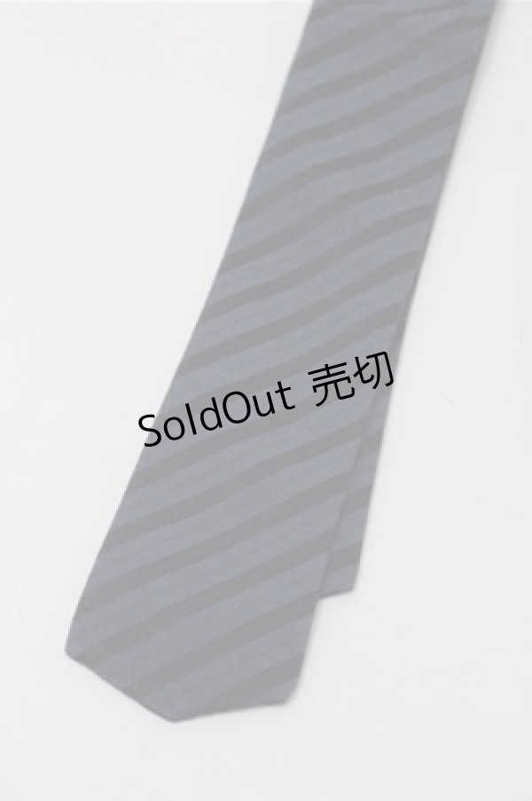 画像2: GOTH / ネクタイ  黒ｘ紺 S-25-10-17-007-GO-ZA-HR-ZS (2)