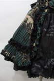 画像4: FRILL / アンティークテディベア柄ジャンパースカート  黒ｘグリーン S-25-10-17-056-HN-SK-HR-ZS (4)