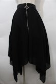 画像1: NieR Clothing / チュールイレヘムスカート  黒 S-25-10-17-064-PU-SK-HR-ZS (1)