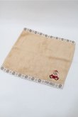 画像1: PINK HOUSE / サンタくま刺 ハンカチ  ベージュ S-25-10-17-004-LO-ZA-HR-ZS (1)