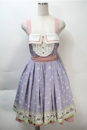 画像: axes femme / アンディの子供部屋柄ワンピース  ラベンダー S-25-10-20-035-AX-OP-HR-ZS