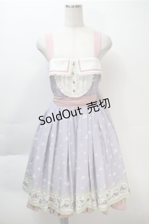 画像1: axes femme / アンディの子供部屋柄ワンピース  ラベンダー S-25-10-20-035-AX-OP-HR-ZS (1)