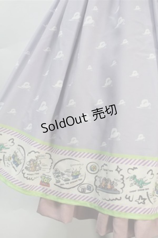 画像4: axes femme / アンディの子供部屋柄ワンピース  ラベンダー S-25-10-20-035-AX-OP-HR-ZS (4)