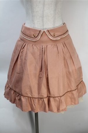 画像: axes femme / 裾レーススカート  ピンク S-25-10-20-047-AX-PA-HR-ZS