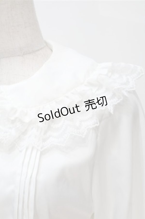 画像3: LOLITA / レース襟ブラウス  白 S-25-10-20-011-LO-TO-HR-ZS (3)