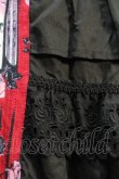 画像3: ALICE and the PIRATES / Vampire Prelude柄ワンピース  エンジｘ黒 S-25-10-21-031-PA-OP-AS-ZS (3)