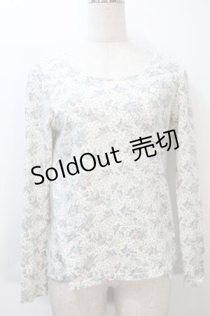 画像: Franche Lippee / 総柄カットソー  オフ S-25-10-21-004-LO-TO-AS-ZS