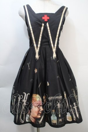 画像: Violet Fane / Asylumジャンパースカート  黒 S-25-10-21-039-EL-OP-HR-ZS