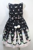 画像2: Angelic Pretty / マシュマロバニー襟付ジャンパースカート  黒 S-25-10-21-040-AP-OP-AS-ZS (2)