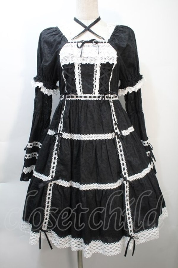 美品 BABYはわせドール ワンピース　ヘッドドレス セット 黒 BABY,THE STARS SHINE BRIGHT / はわせドールワンピース&ヘッド