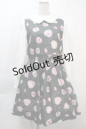 画像: Ank Rouge / Heart Jewelワンピース  黒 S-25-10-21-045-CA-OP-HR-ZS