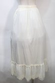 画像2: axes femme / 薔薇レースロングペチスカート  アイボリー S-25-10-21-052-AX-SK-HR-ZS (2)