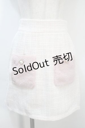 画像: Ank Rouge / ツイードスカート  ピンク S-25-10-21-055-CA-SK-HR-ZS