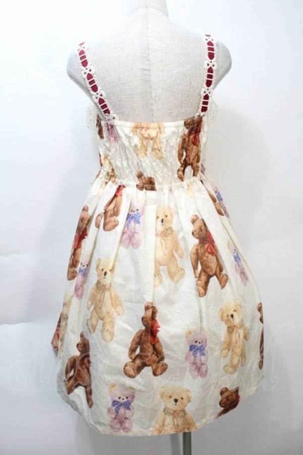 画像2: Leur Getter / Teddy Friendsキャミワンピース  オフ S-25-10-21-019-LU-OP-AS-ZS (2)