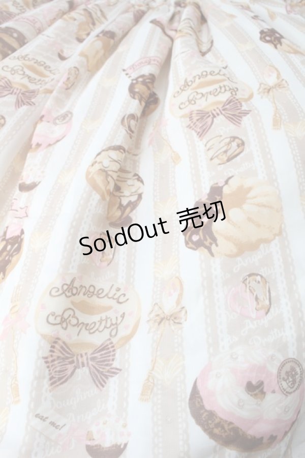 画像6: Angelic Pretty / Melty Creamドーナツラウンドジャンパースカート  ベージュ S-25-10-21-020-AP-OP-AS-ZS (6)