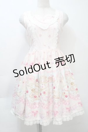 画像: BABY,THE STARS SHINE BRIGHT / Merry Sweet Castleハートジャンパースカート  ピンク S-25-10-21-021-BA-OP-AS-ZS