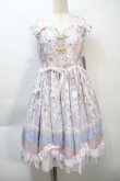 画像4: BABY,THE STARS SHINE BRIGHT / SA・KU・RA色のTea Time柄Orientalカラーワンピース  サックス S-25-10-21-023-BA-OP-AS-ZS (4)