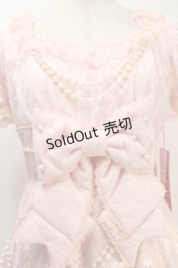 【angelic pretty】Princessリボンデコレーションワンピース Angelic Pretty / Princessリボンデコレーションワンピース ピンク S