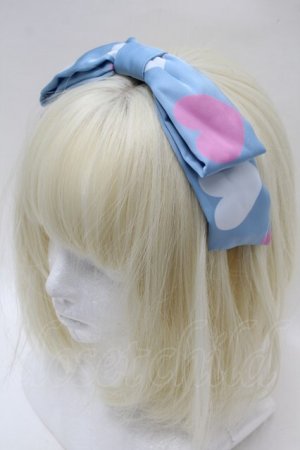 画像: Angelic Pretty / Dolly Heartカチューシャ  サックス S-25-10-23-009-AP-AC-HR-ZS