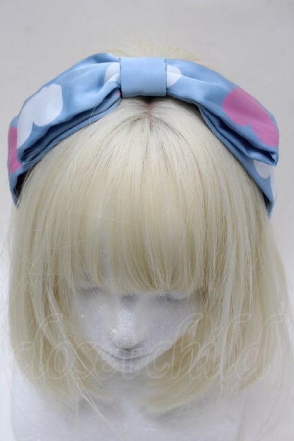 画像2: Angelic Pretty / Dolly Heartカチューシャ  サックス S-25-10-23-009-AP-AC-HR-ZS (2)