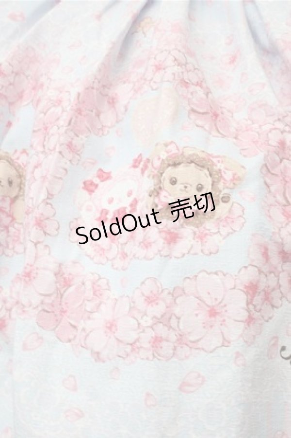 画像5: BABY,THE STARS SHINE BRIGHT / SA KU RAくみゃちゃん柄ジャンパースカートI  サックス S-25-10-23-1034-BA-OP-AS-ZS (5)