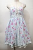 画像1: Angelic Pretty / Dreamy Girlハイウエストジャンパースカート  サックス S-25-10-23-1035-AP-OP-HR-ZS (1)