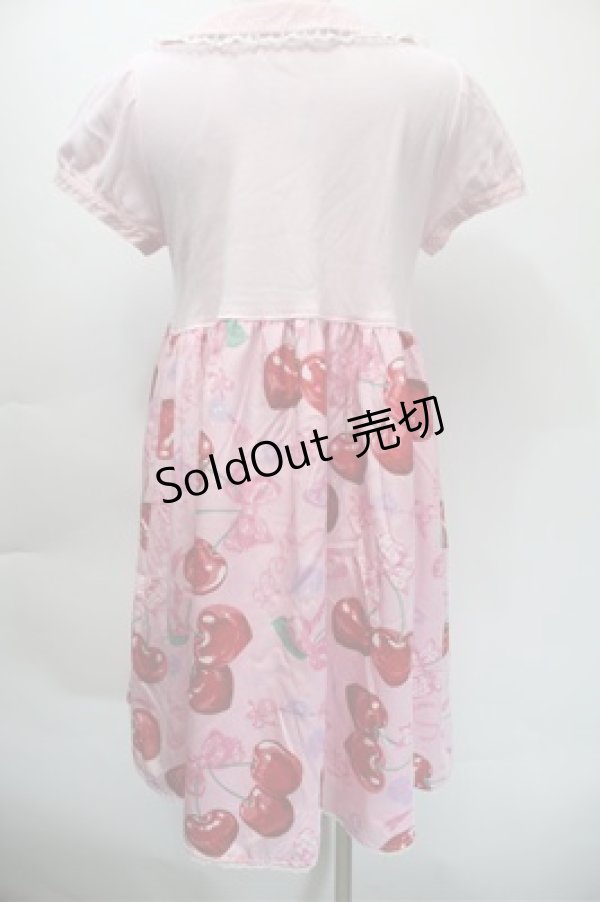画像2: Angelic Pretty / Wrapping Cherryカットワンピース  ピンク S-25-10-23-1006-AP-OP-HR-ZS (2)