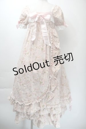 画像: BABY,THE STARS SHINE BRIGHT / フラワーギャレットジュリエットロングワンピース  ピンク S-25-10-23-1007-BA-OP-AS-ZS
