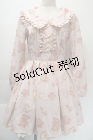 画像: LIZ LISA / マイメロディ・マイスウィートピアノコラボ コスメ柄Sweetワンピース  ピンク S-25-10-23-1011-LO-OP-HR-ZS