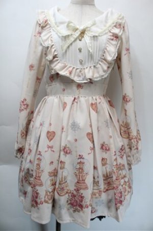 画像: LIZ LISA / スノードームワンピース  ベージュ S-25-10-23-1015-LO-OP-HR-ZS