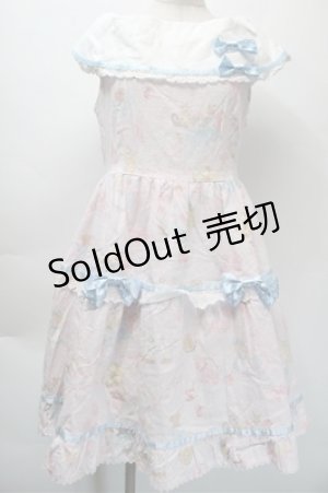 画像: BABY,THE STARS SHINE BRIGHT / なないろプリズム♪アリスちゃんサンドレス  ピンク S-25-10-23-1017-BA-OP-HR-ZS