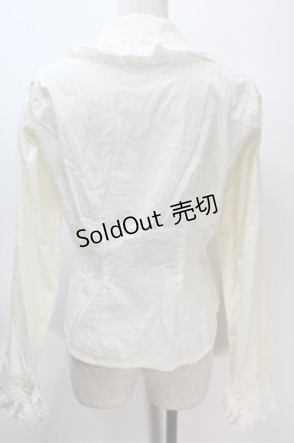 画像2: BABY,THE STARS SHINE BRIGHT / 2重衿袖ピンタックブラウス  アイボリー S-25-10-23-1002-BA-BL-HR-ZS (2)