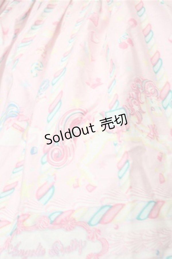 画像5: Angelic Pretty / Sugary Carnivalジャンパースカート  ピンク S-25-10-23-1020-AP-OP-HR-ZS (5)