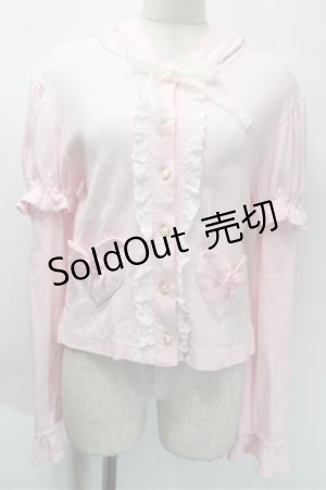 画像: BABY,THE STARS SHINE BRIGHT / うさみみポケットカーディガン  ピンク S-25-10-23-1004-BA-TO-HR-ZS