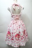 画像2: BABY,THE STARS SHINE BRIGHT / Cherry Cherry Fallin'Cherry RIBBONETTA ジャンパースカート  ピンク S-25-10-23-1025-BA-OP-AS-ZS (2)