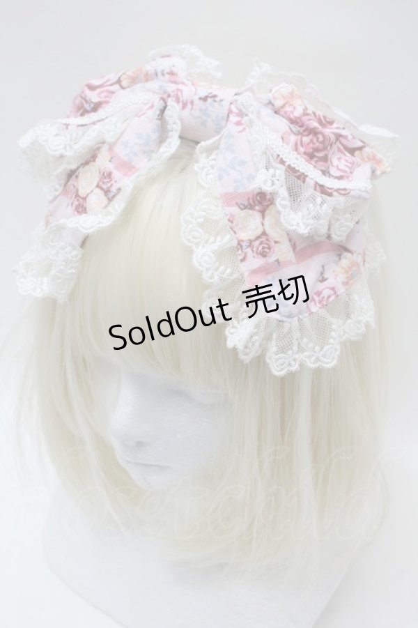 画像1: BABY,THE STARS SHINE BRIGHT / Pearl Bouquet柄カチューシャ  ピンク S-25-10-23-010-BA-AC-HR-ZS (1)