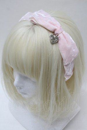 画像: Angelic Pretty / Bell Heartカチューシャ  ピンク S-25-10-23-012-AP-AC-HR-ZS