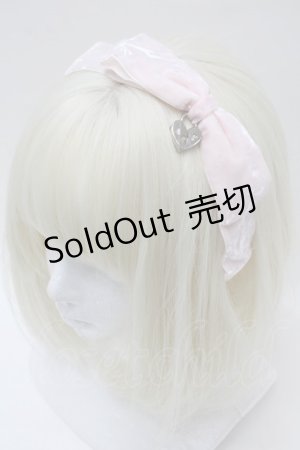 画像: Angelic Pretty / Bell Heartカチューシャ  ピンク S-25-10-23-012-AP-AC-HR-ZS