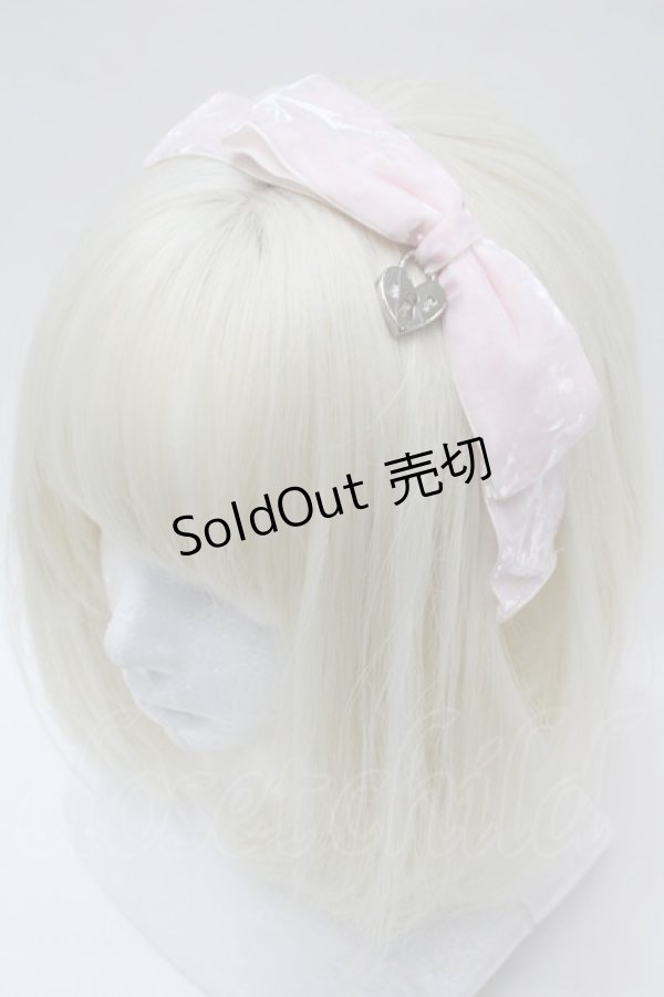 画像1: Angelic Pretty / Bell Heartカチューシャ  ピンク S-25-10-23-012-AP-AC-HR-ZS (1)