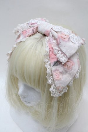 画像: Angelic Pretty / Rose Museumカチューシャ  ピンク S-25-10-23-014-AP-AC-HR-ZS
