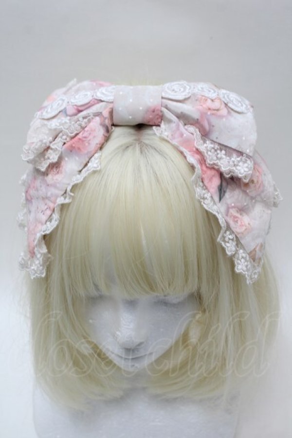 画像2: Angelic Pretty / Rose Museumカチューシャ  ピンク S-25-10-23-014-AP-AC-HR-ZS (2)