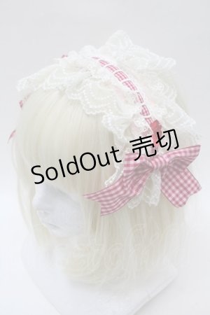 画像: BABY,THE STARS SHINE BRIGHT / MY ANNIVERSARYくまちゃんヘッドドレスカチューシャ  エンジｘオフ S-25-10-23-021-BA-AC-HR-ZS