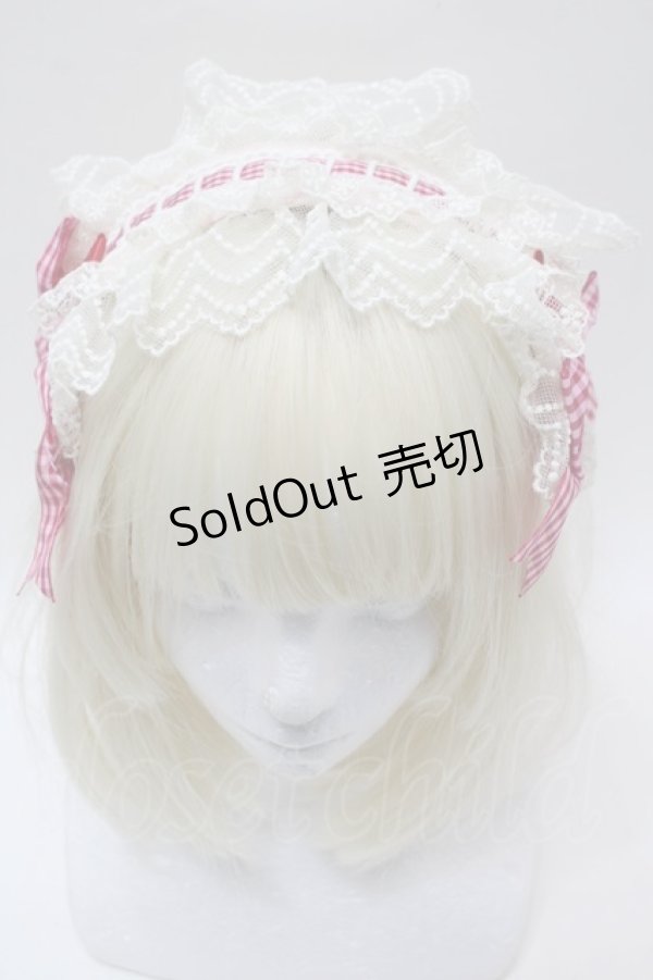 画像2: BABY,THE STARS SHINE BRIGHT / MY ANNIVERSARYくまちゃんヘッドドレスカチューシャ  エンジｘオフ S-25-10-23-021-BA-AC-HR-ZS (2)