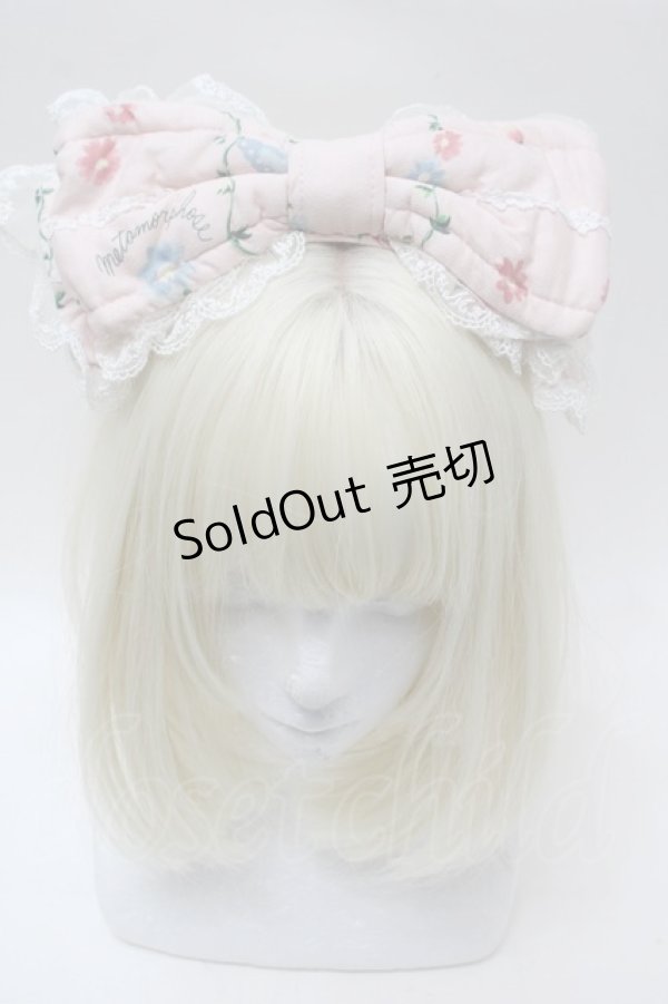 画像2: metamorphose / 木漏れ日の森カチューシャ  ピンク S-25-10-23-028-ME-AC-AS-ZS (2)