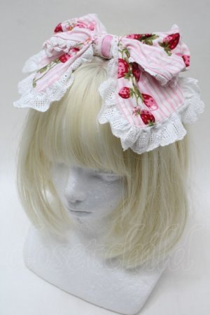 画像: BABY,THE STARS SHINE BRIGHT / Chained berry memoirカチューシャ  ピンク S-25-10-23-003-BA-AC-HR-ZS