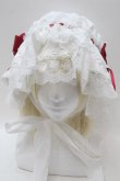 画像2: BABY,THE STARS SHINE BRIGHT / champetre fleurieマザーボンネット  白ｘ赤 S-25-10-23-036-BA-AC-AS-ZS (2)