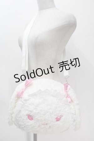 画像: BABY,THE STARS SHINE BRIGHT /  うさくみゃちゃんのおかおBag  白 S-25-10-23-040-BA-BG-HR-ZS