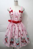 画像1: Angelic Pretty / Cherry Stampジャンパースカート  ピンク S-25-10-24-026-AP-OP-HR-ZT029 (1)