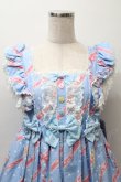 画像3: Angelic Pretty / MELODY TOYSハイウエストジャンパースカート  サックス S-25-10-24-030-AP-OP-AS-ZS (3)