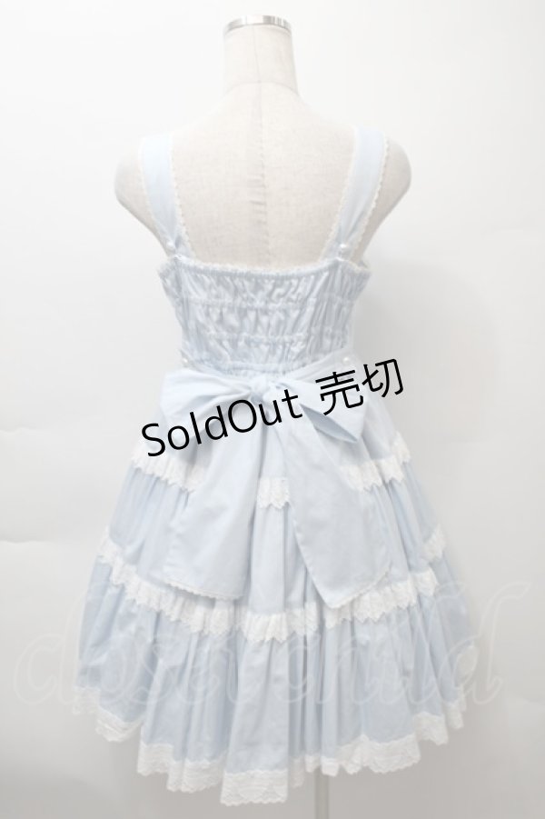 画像2: Angelic Pretty / 肩リボンジャンパースカート  サックス S-25-10-24-031-AP-OP-SZ-ZS (2)